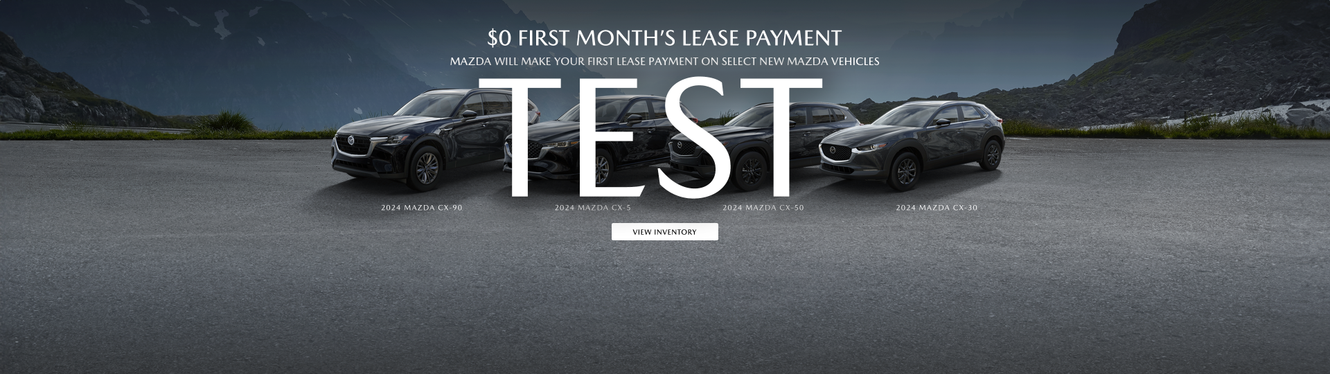 TEST - $0 first Month's Lease payment